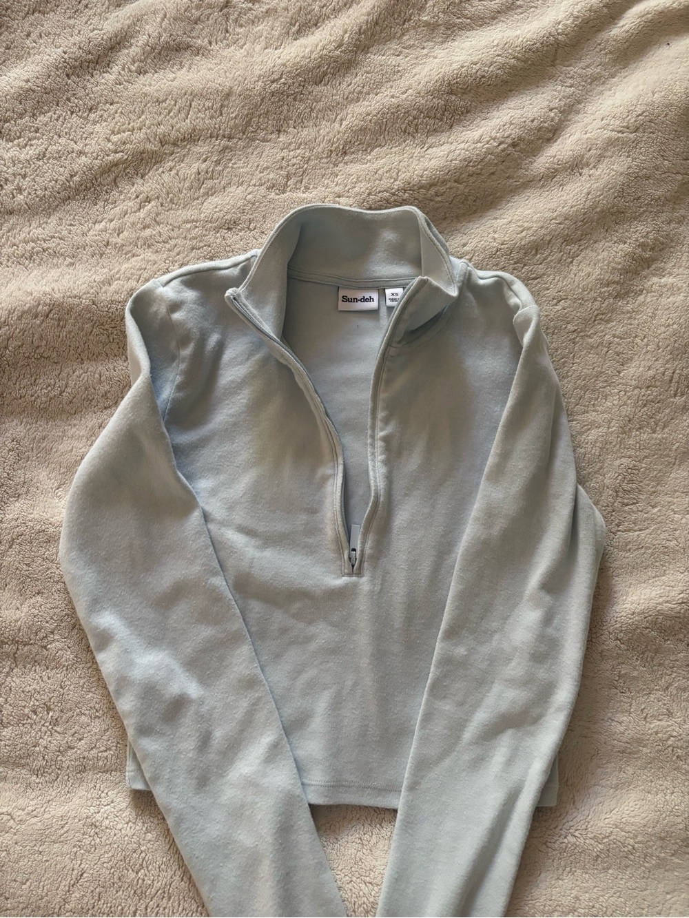 Sunday best Light Blue Half-Zip